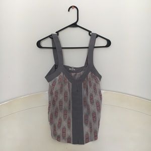 Silk pattern crop top urban outfitters